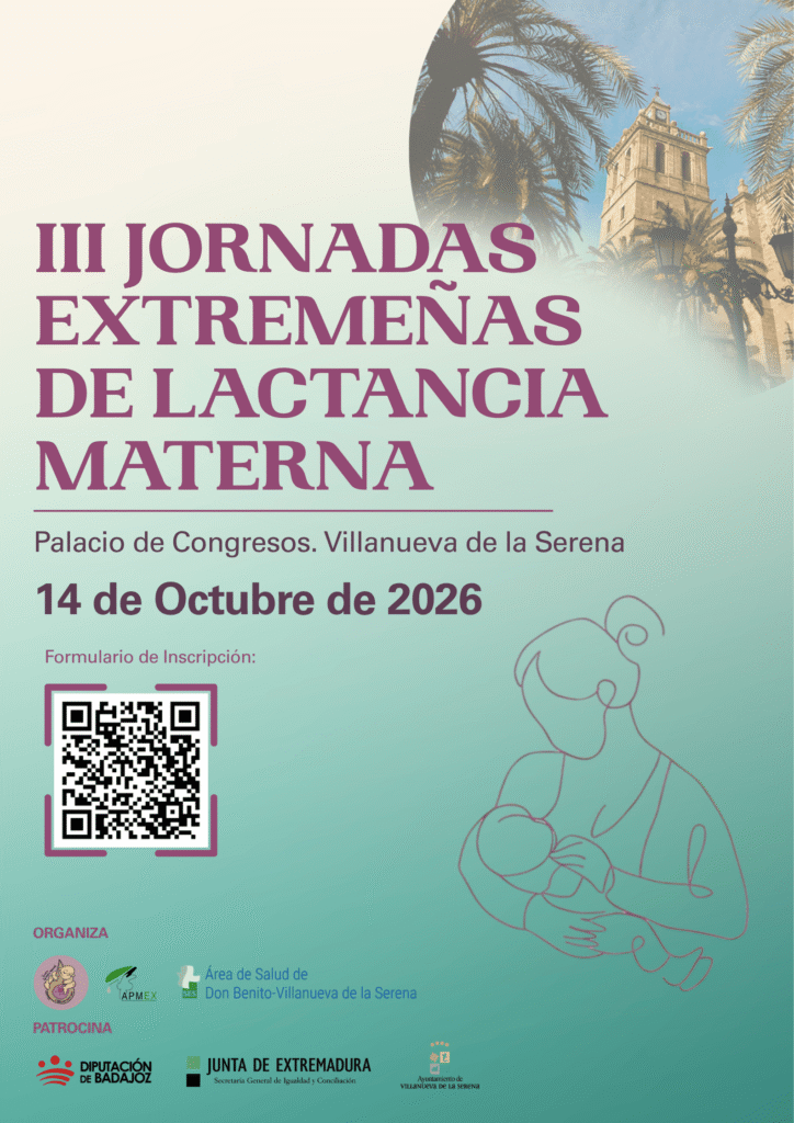 CARTEL III JORNADAS EXTREMEÑAS LACTANCIA MATERNA