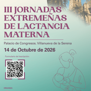 CARTEL III JORNADAS EXTREMEÑAS LACTANCIA MATERNA